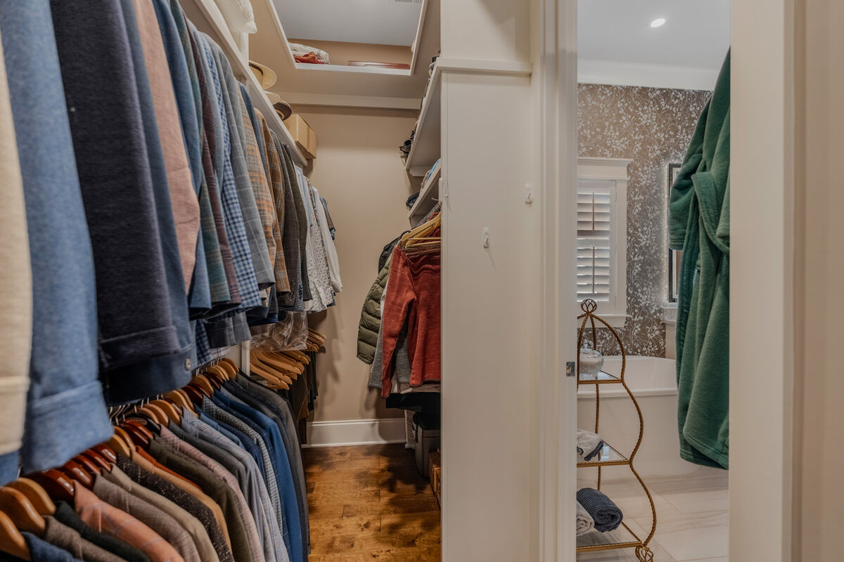 Primary closet