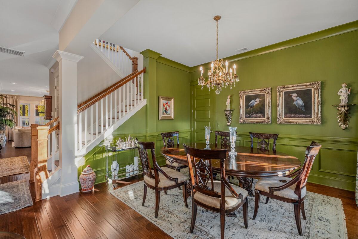 Dining room and stair