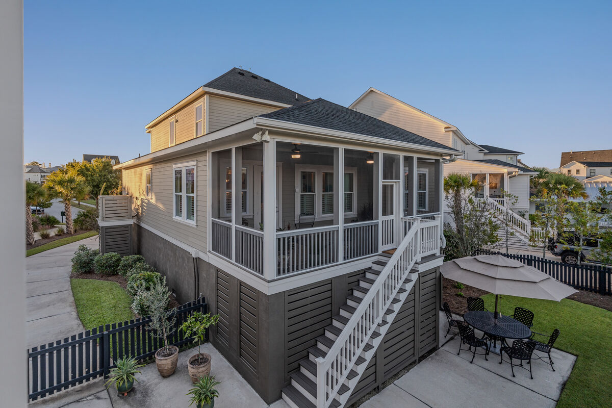 Rear patio