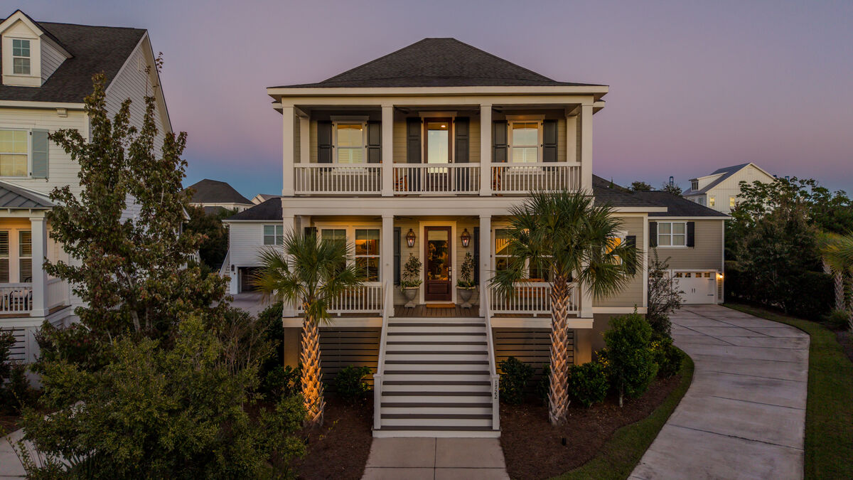 Front at dusk