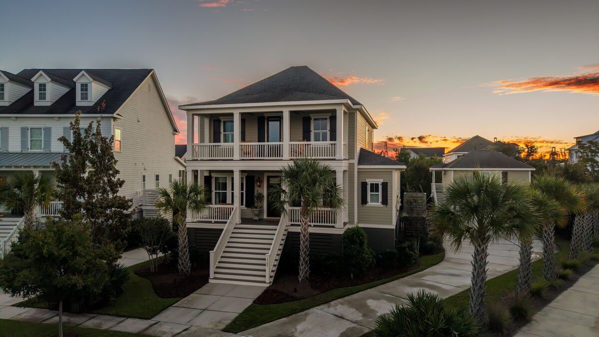Front at sunset